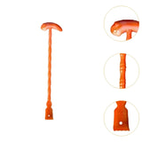 Maxbell Back Scratcher Handheld Relaxation Back Massage Hammer for Back Shoulder Leg orange