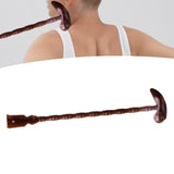 Maxbell Back Scratcher Handheld Relaxation Back Massage Hammer for Back Shoulder Leg coffee