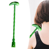 Maxbell Back Scratcher Handheld Relaxation Back Massage Hammer for Back Shoulder Leg green