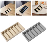 Maxbell Sunglasses Organizer 6 Grids Eyeglasses Display Container for Eyeglass Shops Beige