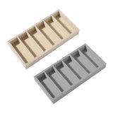 Maxbell Sunglasses Organizer 6 Grids Eyeglasses Display Container for Eyeglass Shops Beige