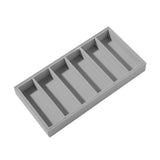 Maxbell Sunglasses Organizer 6 Grids Eyeglasses Display Container for Eyeglass Shops Gray