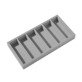 Maxbell Sunglasses Organizer 6 Grids Eyeglasses Display Container for Eyeglass Shops Gray