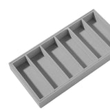 Maxbell Sunglasses Organizer 6 Grids Eyeglasses Display Container for Eyeglass Shops Gray