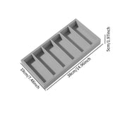 Maxbell Sunglasses Organizer 6 Grids Eyeglasses Display Container for Eyeglass Shops Gray