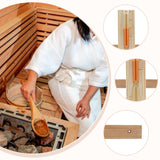 Maxbell Sauna Timer 15 Minute Sand Glass Accessories Sturdy Lightweight Multipurpose