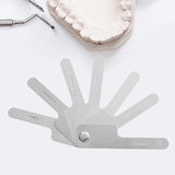 Maxbell Dental Interproximal Reduction Gauge Ruler Lightweight Orthodontic Gap Ruler without scales