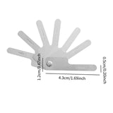 Maxbell Dental Interproximal Reduction Gauge Ruler Lightweight Orthodontic Gap Ruler without scales