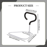 Maxbell Bed Rail for Elderly Adults Bed Guard Rail Foldable Easy Installation Handle