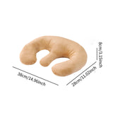 Maxbell Beauty Salon Breast Pillow Practical for Sleeping Beauty Salon Massage Table Khaki