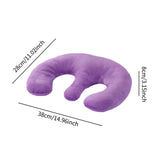 Maxbell Beauty Salon Breast Pillow Practical for Sleeping Beauty Salon Massage Table Purple