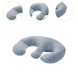 Maxbell Beauty Salon Breast Pillow Practical for Sleeping Beauty Salon Massage Table Gray