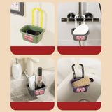 Maxbell Sink Strainer Basket Hanging Basket Kitchen Drain Shelf for Kitchen Bathroom Violet