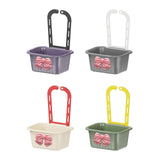 Maxbell Sink Strainer Basket Hanging Basket Kitchen Drain Shelf for Kitchen Bathroom Violet