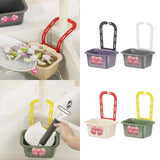 Maxbell Sink Strainer Basket Hanging Basket Kitchen Drain Shelf for Kitchen Bathroom Violet