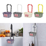 Maxbell Sink Strainer Basket Hanging Basket Kitchen Drain Shelf for Kitchen Bathroom Violet