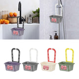 Maxbell Sink Strainer Basket Hanging Basket Kitchen Drain Shelf for Kitchen Bathroom Violet