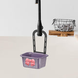 Maxbell Sink Strainer Basket Hanging Basket Kitchen Drain Shelf for Kitchen Bathroom Violet