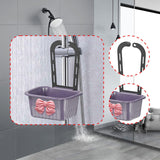 Maxbell Sink Strainer Basket Hanging Basket Kitchen Drain Shelf for Kitchen Bathroom Violet