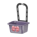 Maxbell Sink Strainer Basket Hanging Basket Kitchen Drain Shelf for Kitchen Bathroom Violet