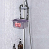 Maxbell Sink Strainer Basket Hanging Basket Kitchen Drain Shelf for Kitchen Bathroom Violet