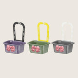 Maxbell Sink Strainer Basket Hanging Basket Kitchen Drain Shelf for Kitchen Bathroom Violet