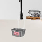 Maxbell Sink Strainer Basket Hanging Basket Kitchen Drain Shelf for Kitchen Bathroom Gray