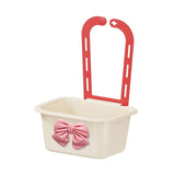 Maxbell Sink Strainer Basket Hanging Basket Kitchen Drain Shelf for Kitchen Bathroom Beige