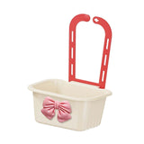 Maxbell Sink Strainer Basket Hanging Basket Kitchen Drain Shelf for Kitchen Bathroom Beige