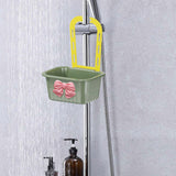 Maxbell Sink Strainer Basket Hanging Basket Kitchen Drain Shelf for Kitchen Bathroom Green