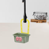 Maxbell Sink Strainer Basket Hanging Basket Kitchen Drain Shelf for Kitchen Bathroom Green