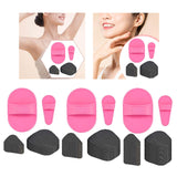 Maxbell Exfoliating Hair Removal Pads for Women in 2 Sizes Legs Arms Body Faces Lips With 60 Sandpapers