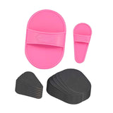Maxbell Exfoliating Hair Removal Pads for Women in 2 Sizes Legs Arms Body Faces Lips With 60 Sandpapers