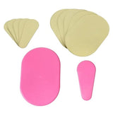 Maxbell Exfoliating Hair Removal Pads for Women in 2 Sizes Legs Arms Body Faces Lips With 100 Sandpapers