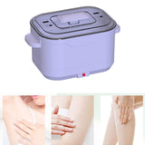 Maxbell Foldable Hair Removal Wax Melter US 110V Plug Multifunctional 500ml Capacity Purple