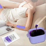Maxbell Foldable Hair Removal Wax Melter US 110V Plug Multifunctional 500ml Capacity Purple