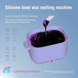 Maxbell Foldable Hair Removal Wax Melter US 110V Plug Multifunctional 500ml Capacity Purple