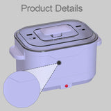 Maxbell Foldable Hair Removal Wax Melter US 110V Plug Multifunctional 500ml Capacity Purple