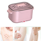 Maxbell Foldable Hair Removal Wax Melter US 110V Plug Multifunctional 500ml Capacity Pink