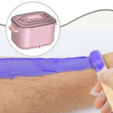 Maxbell Foldable Hair Removal Wax Melter US 110V Plug Multifunctional 500ml Capacity Pink