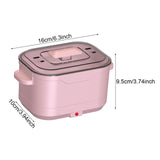 Maxbell Foldable Hair Removal Wax Melter US 110V Plug Multifunctional 500ml Capacity Pink
