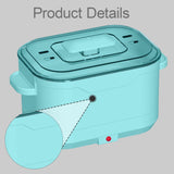 Maxbell Foldable Hair Removal Wax Melter US 110V Plug Multifunctional 500ml Capacity Green