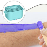 Maxbell Foldable Hair Removal Wax Melter US 110V Plug Multifunctional 500ml Capacity Green