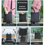 Maxbell Urine Shoulder Bag Portable Mesh Urine Hanging Bag for Patients Elderly Home