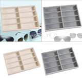 Maxbell Glasses Display Tray Portable Glasses Container Eyewear Storage Case