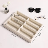 Maxbell Glasses Display Tray Portable Glasses Container Eyewear Storage Case