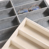 Maxbell Glasses Display Tray Portable Glasses Container Eyewear Storage Case