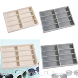 Maxbell Glasses Display Tray Portable Glasses Container Eyewear Storage Case