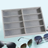Maxbell Glasses Display Tray Portable Glasses Container Eyewear Storage Case