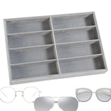 Maxbell Glasses Display Tray Portable Glasses Container Eyewear Storage Case